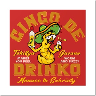 Cinco De Drinko Posters and Art